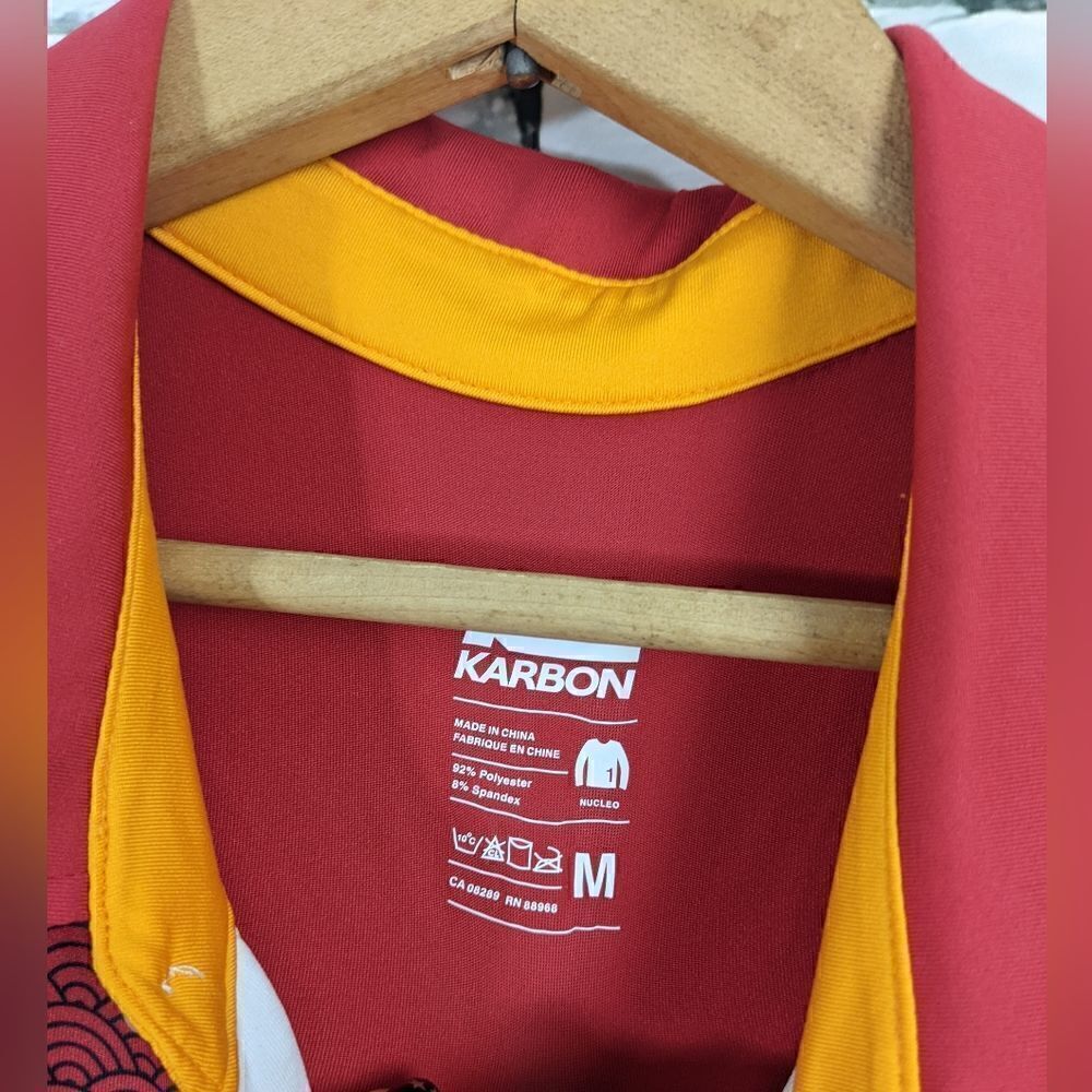 Tokyo 2020 polo shirt Karbon Brand Golf shirt size M - Picture 4 of 6